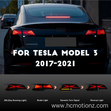 HCMOTIONZ LED Tail Lights For Tesla Model 3 Model Y 2017-2021